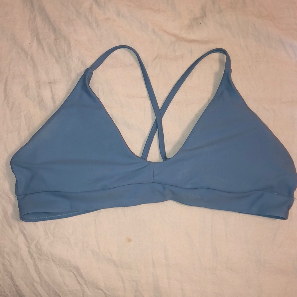Light blue bikini top